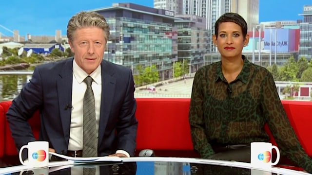 Charlie Stayt and Naga Munchetty on BBC Breakfast