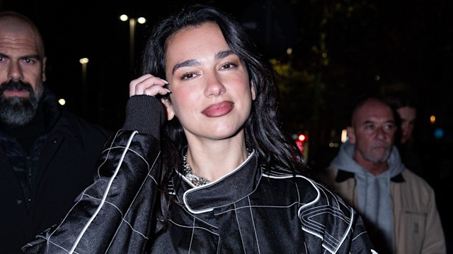 Dua Lipa attends the PUMA Speedcat Launch Celebration photocall at The Mall on December 10, 2024 in Milan, Italy. (Photo by Alessandro Levati/Getty Images)