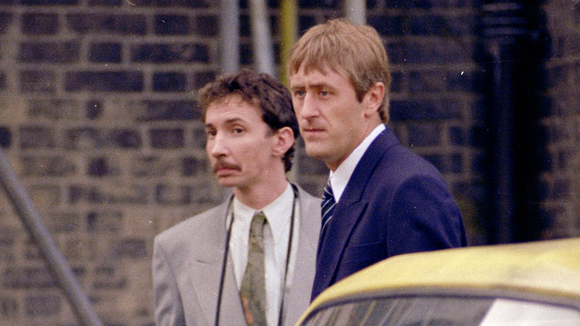 Patrick Murray as Micker Pearce and Nicholas Lyndhurst as Rodney Trotter in Only Fools and Horses