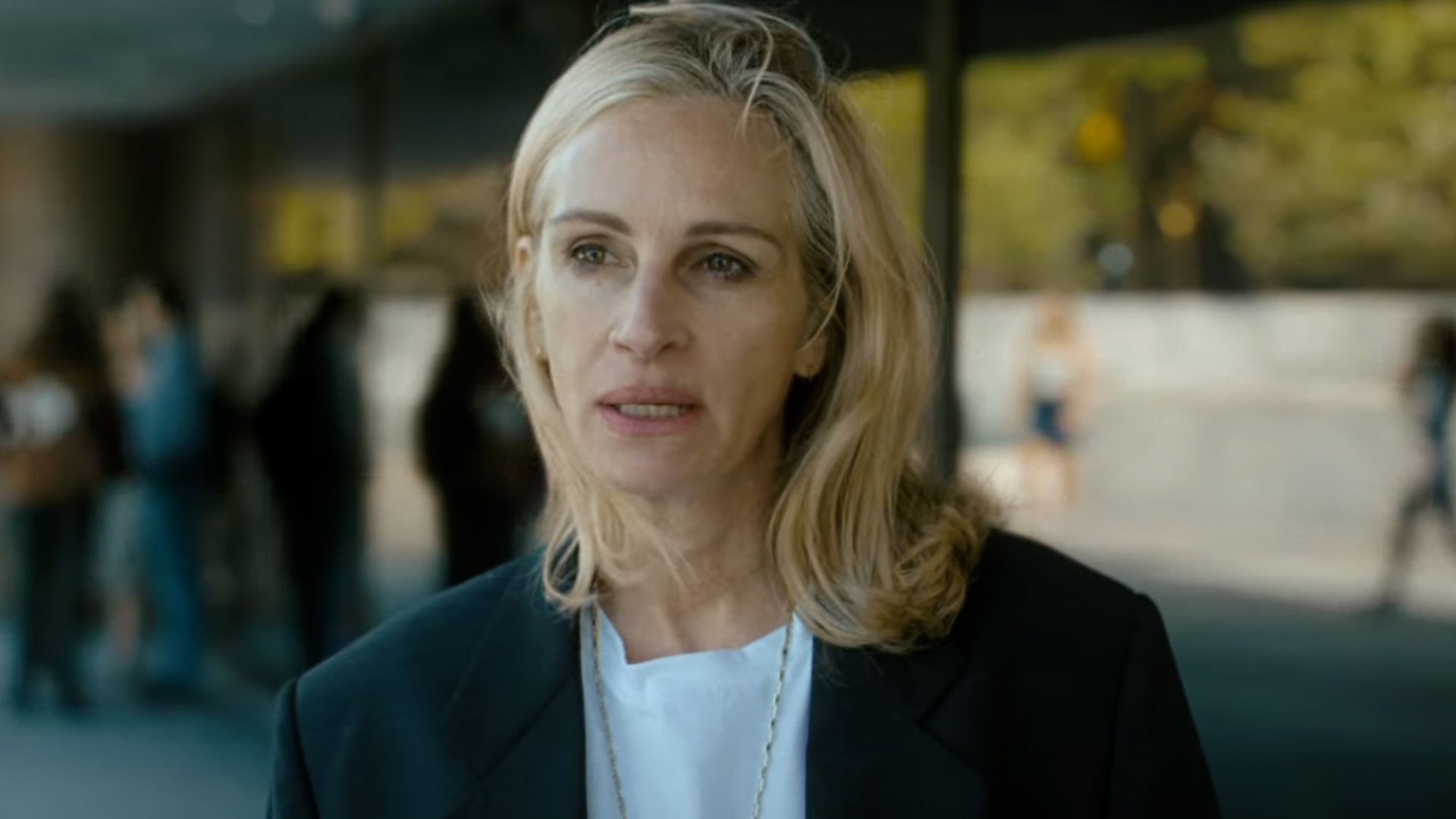 Julia Roberts in still from After The Hunt