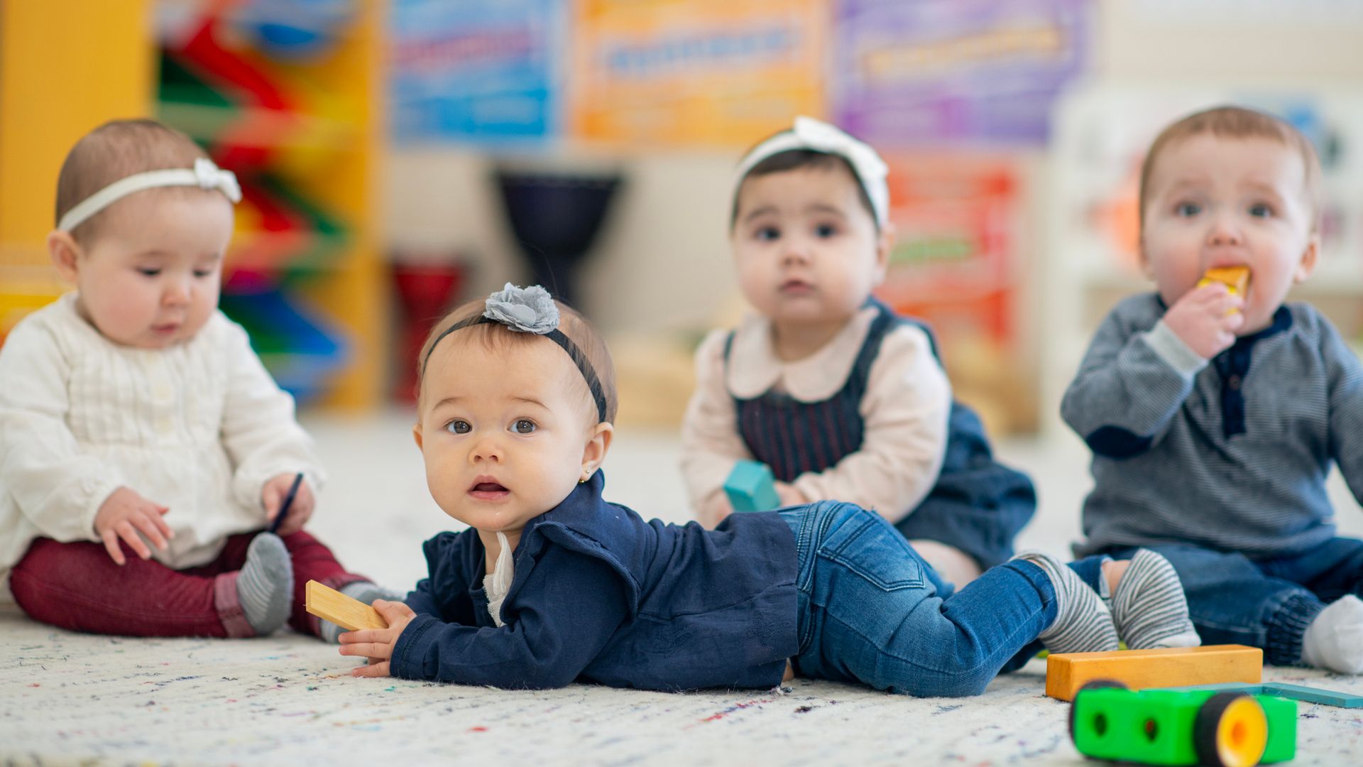 babies in nursery setting