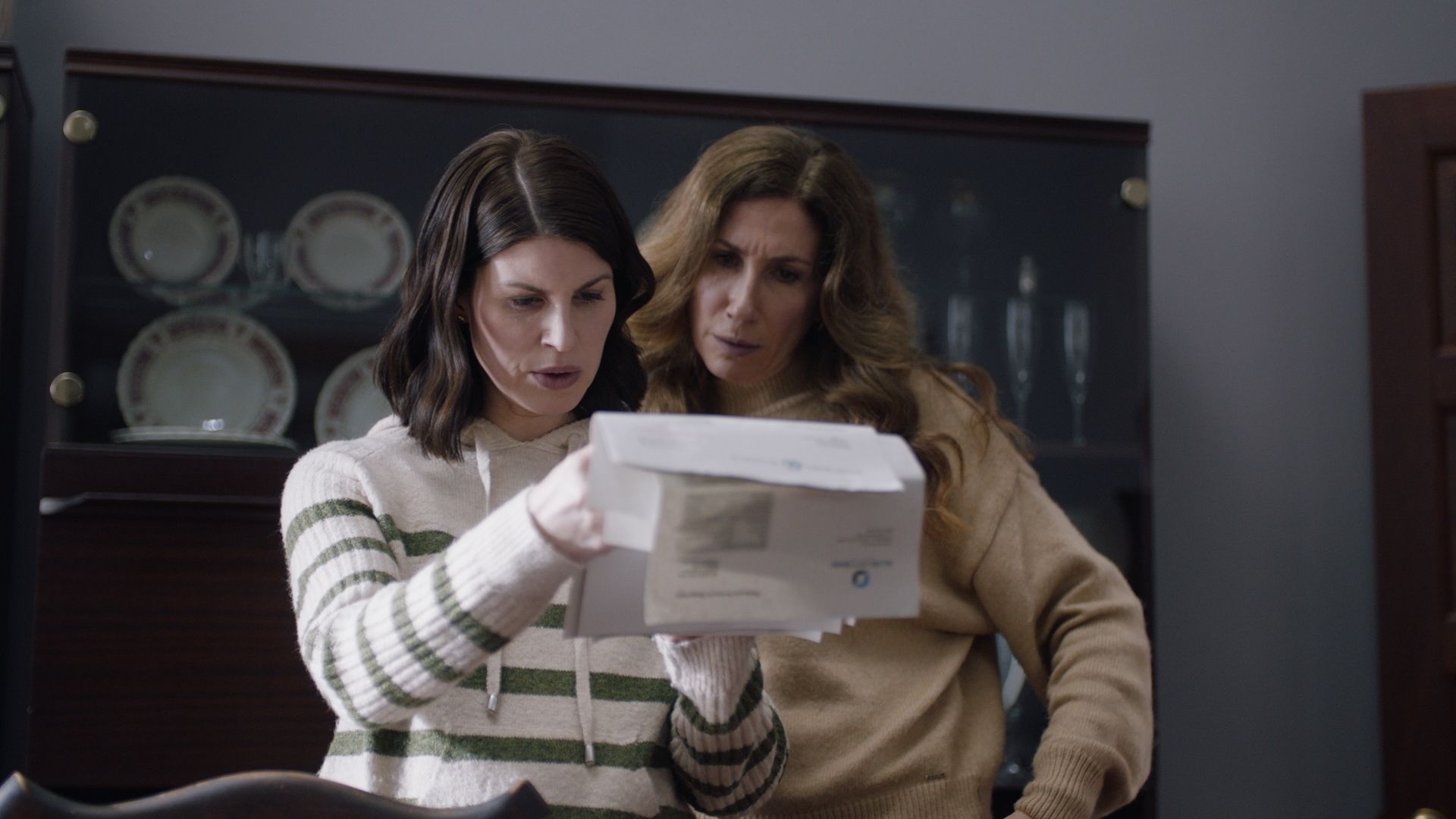 Gaynor Faye and Jemima Rooper in The Inheritance