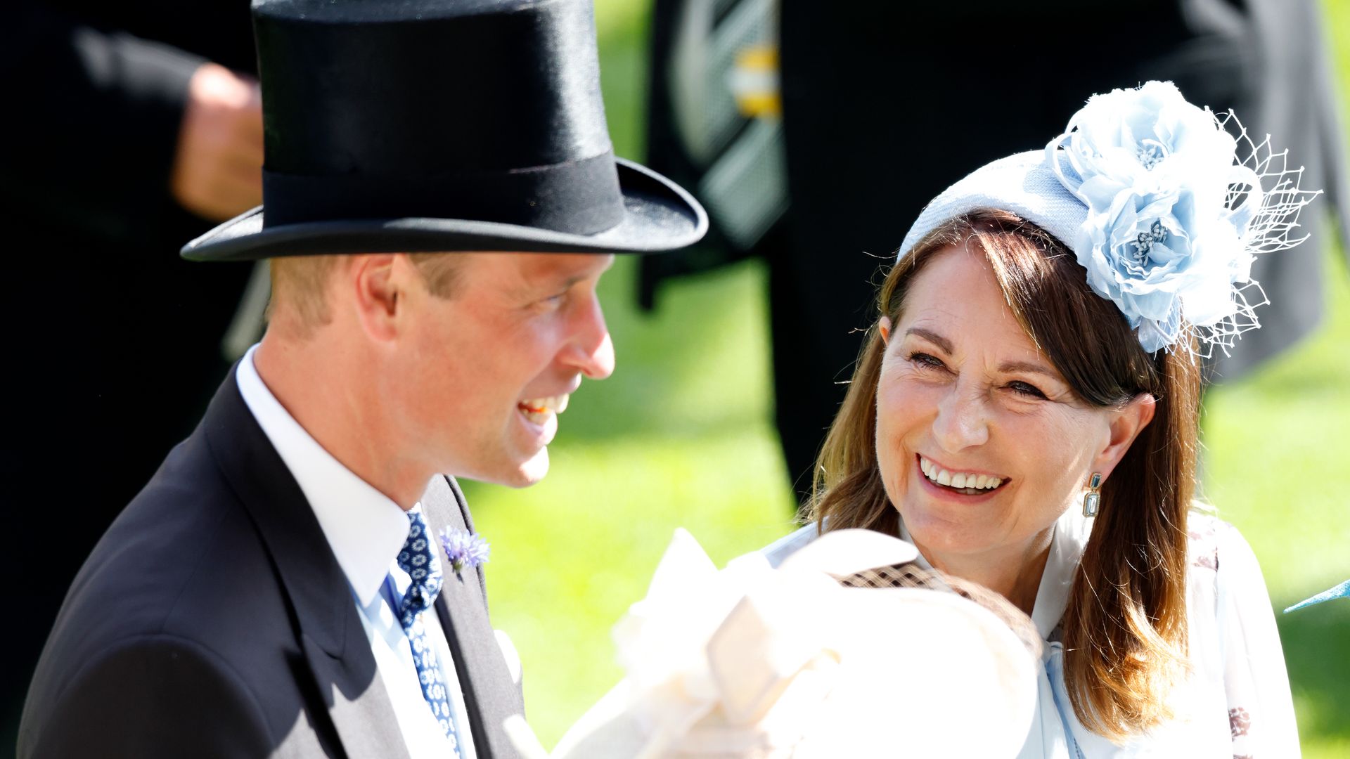 Prince William and Carole Middleton at Royal Ascot 2024