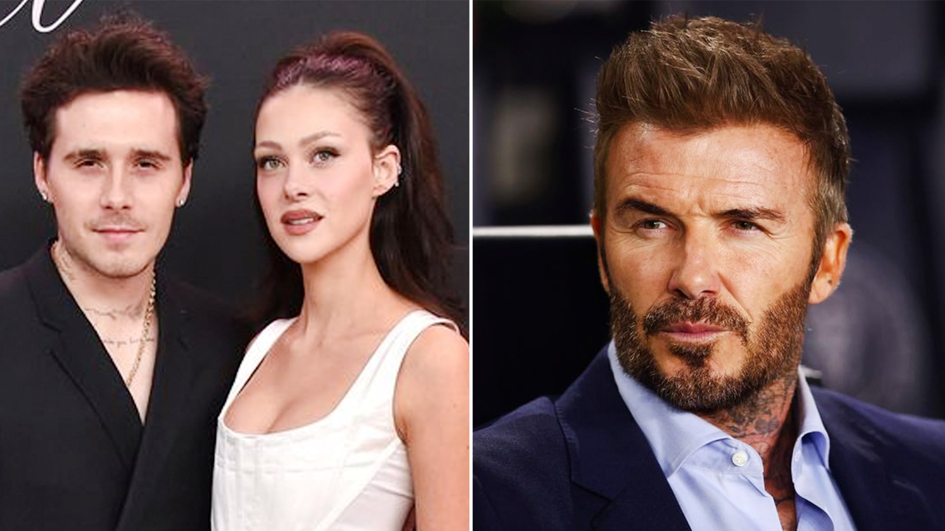 Brooklyn Beckham and Nicola Peltz have released pictures of their vow renewal which showed David Beckham being replaced in a pivotal role by Nicola's father.