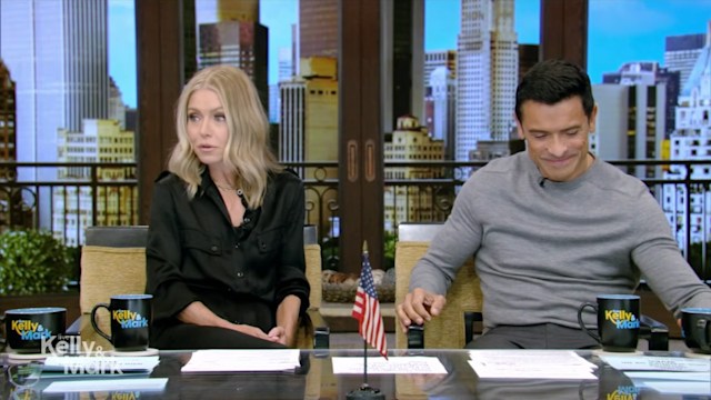 Kelly Ripa and Mark Consuelos on LIVE