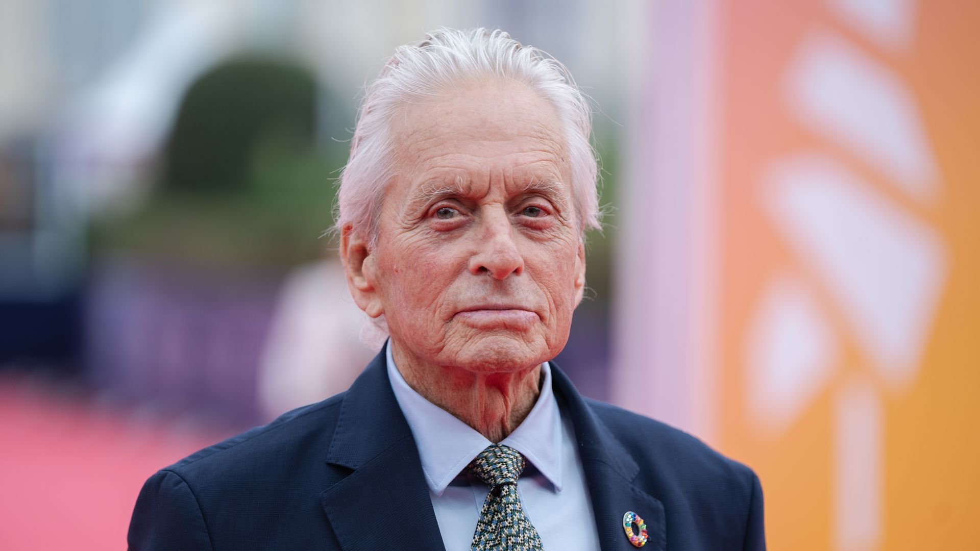 Michael Douglas caught off guard by unexpected interruption to his suave  moment on camera — watch | HELLO!
