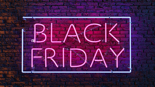 black friday neon sign