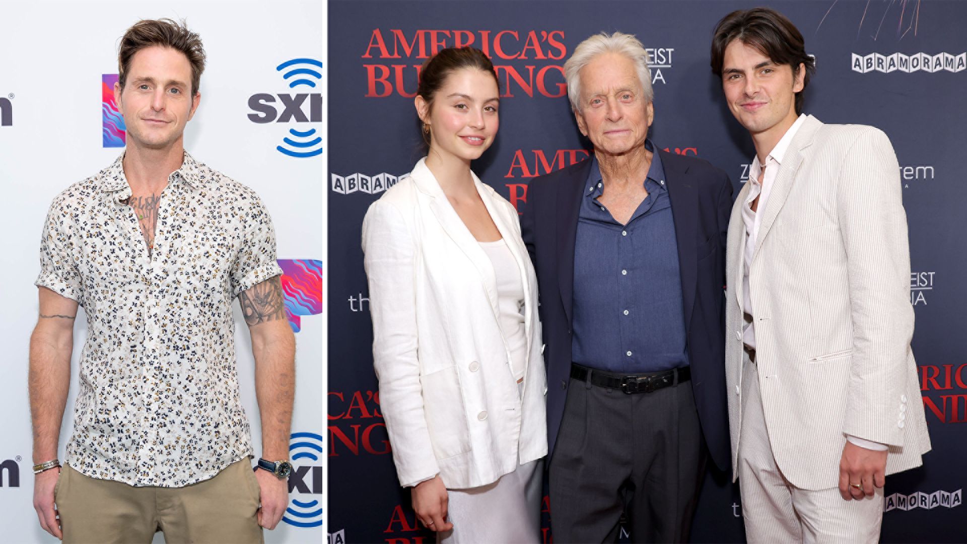 Michael Douglas's kids Cameron, Carys, and Dylan