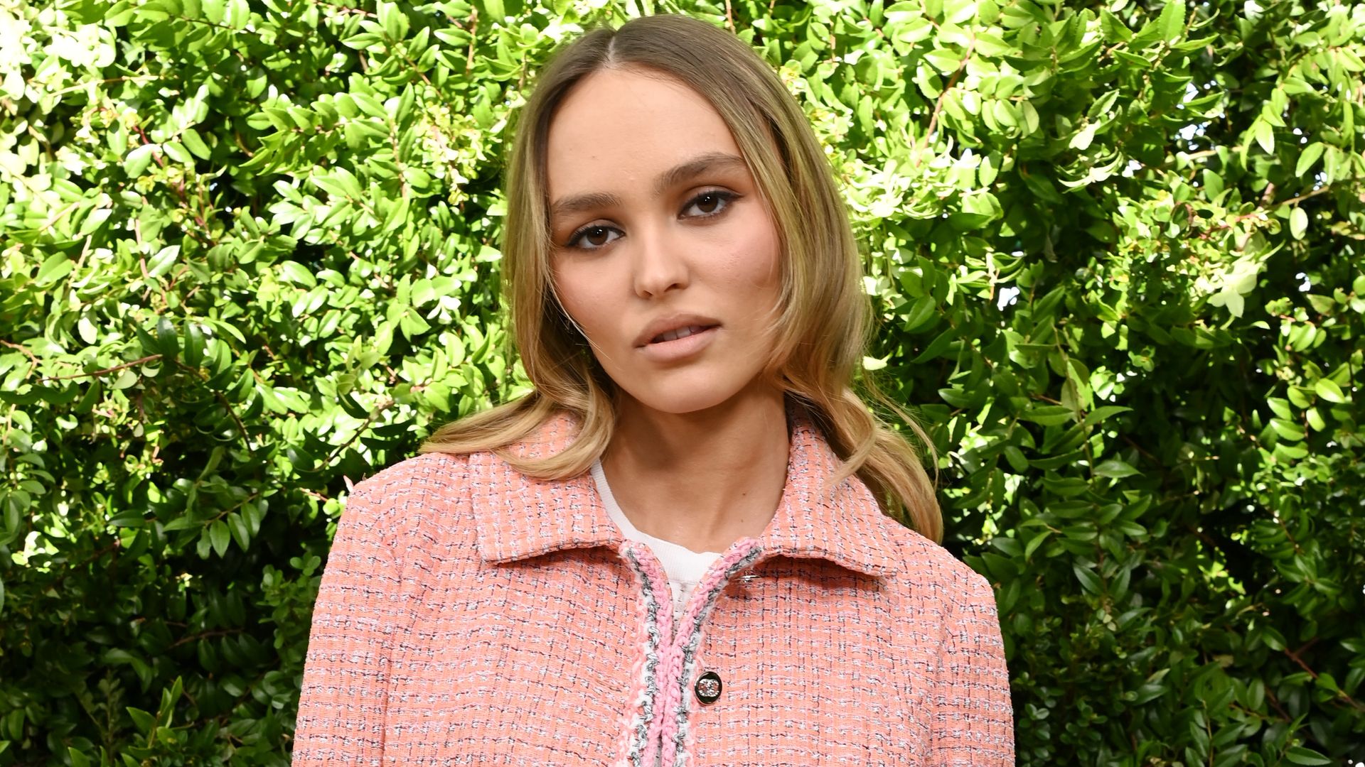 Lily-Rose Depp, wearing CHANEL, attends the Academy Women's Luncheon Presented By CHANEL at the Academy Museum of Motion Pictures 