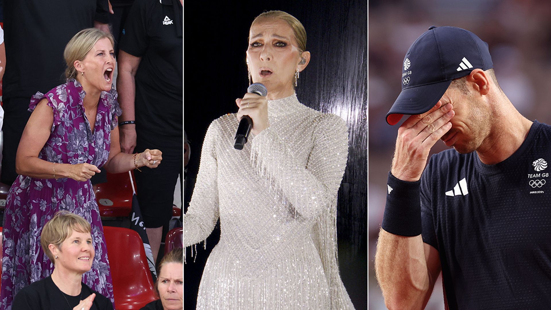 15 of the most emotional moments at the Olympics: from Duchess Sophie's cheering to Celine Dion's return and Andy Murray's final Games