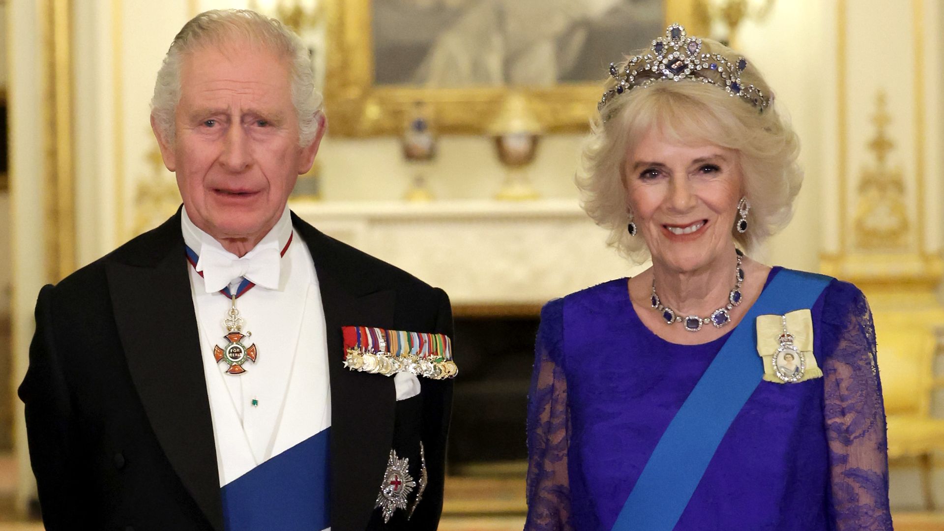 Queen Consort Camilla and King Charles State Banquet