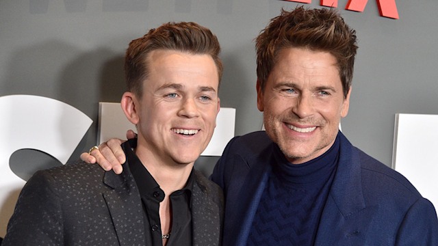 Rob and John Owen Lowe at the Unstable premiere