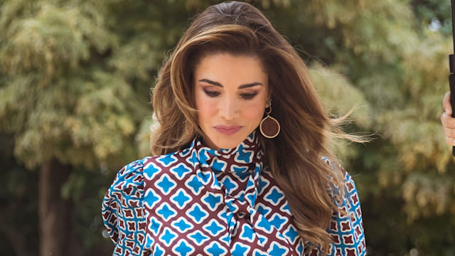 queen rania zara dress