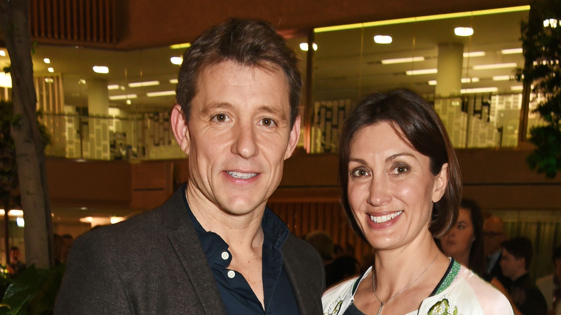 Ben Shephard with his wife annie 