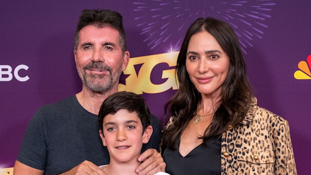 Television personality Simon Cowell, Eric Cowell and Lauren Silverman attend the "America's Got Talent" Season 19 Quarterfinals 4 Red Carpet at Hotel Dena on September 03, 2024 in Pasadena, California