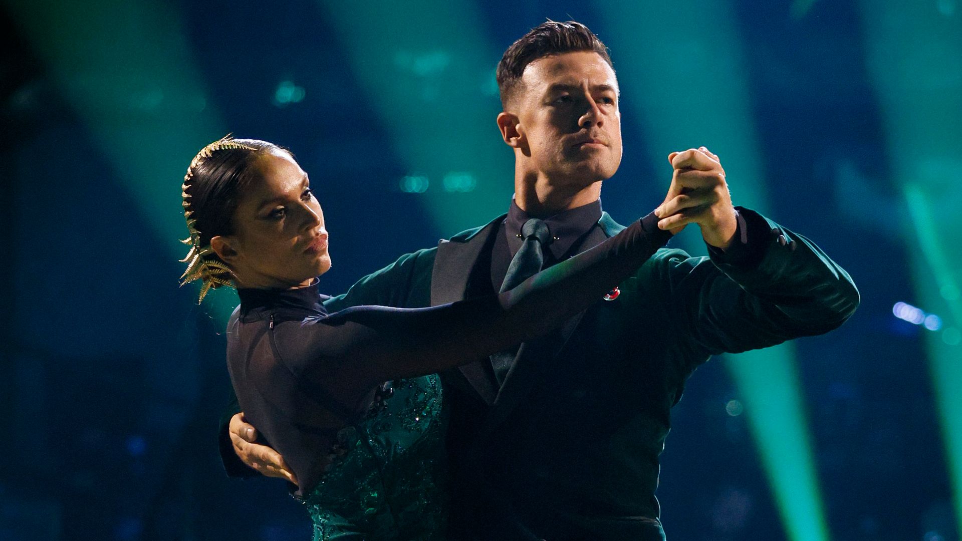 Vicky Pattison and Kai Widdrington dancing a tango