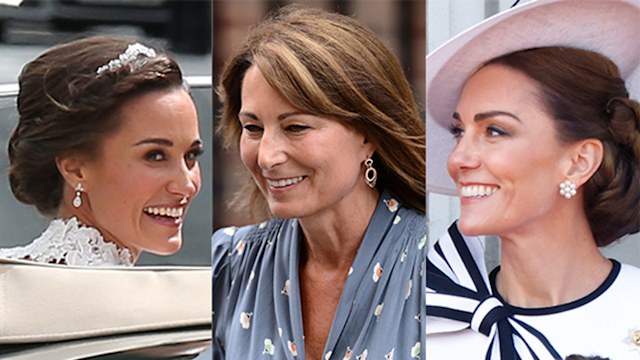 Pippa Middleton, Carole Middleton and Kate Middleton