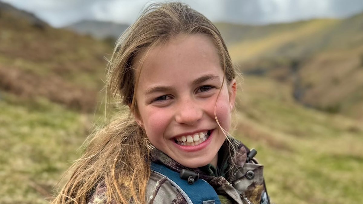 Princess Charlotte is her dad William's double in tradition-breaking 10th birthday portrait