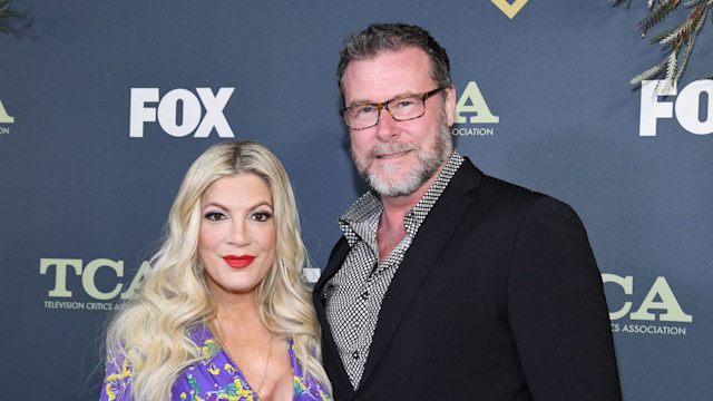 tori spelling with estranged husband dean mcdermott