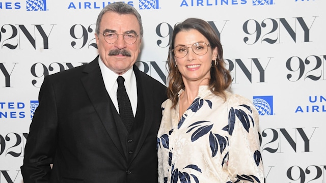 Tom Selleck and Bridget Moynahan attend a discussion for the book, "You Never Know: A Memoir" at 92NY on May 07, 2024 in New York City