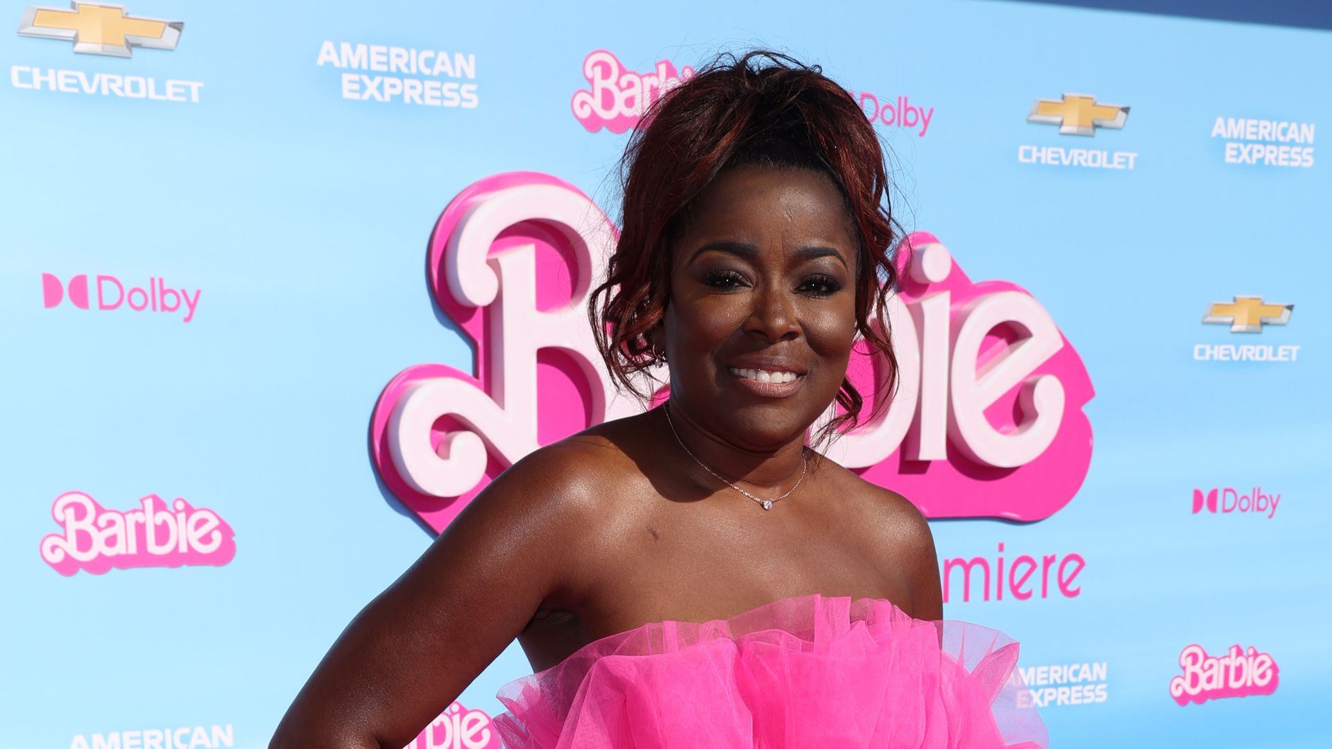 Tiffany Brooks seen at Warner Bros. Barbie Premiere, The Shrine & Expo Hall, Los Angeles, CA, USA - 9 Jul 2023 
