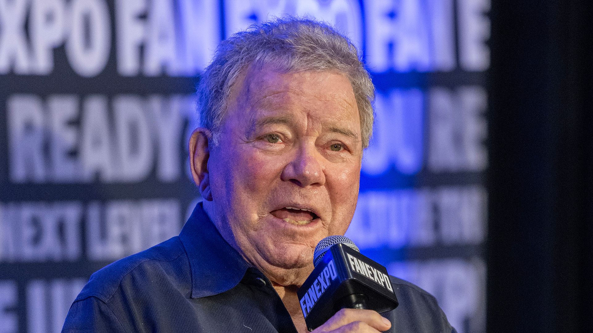 william shatner microphone