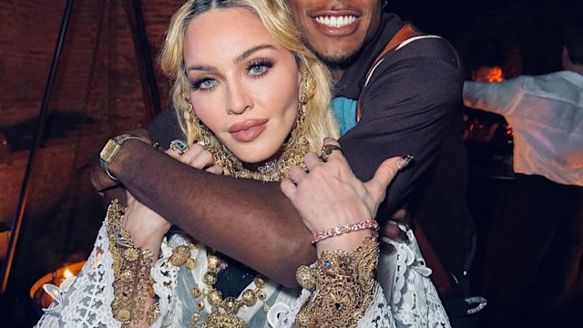 Madonna with son David Banda