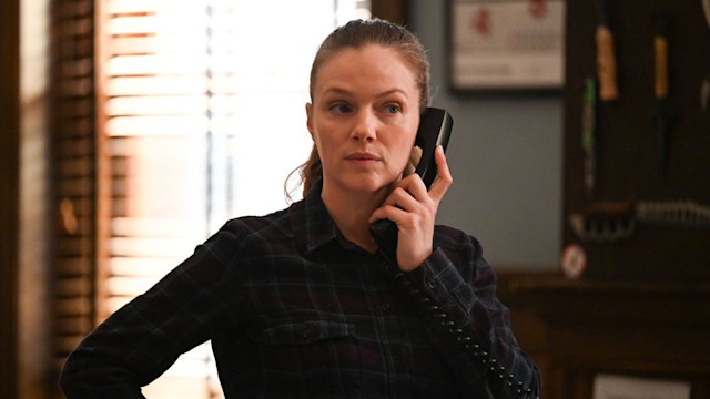 Tracy Spiridakos as Hailey Upton in Chicago PD