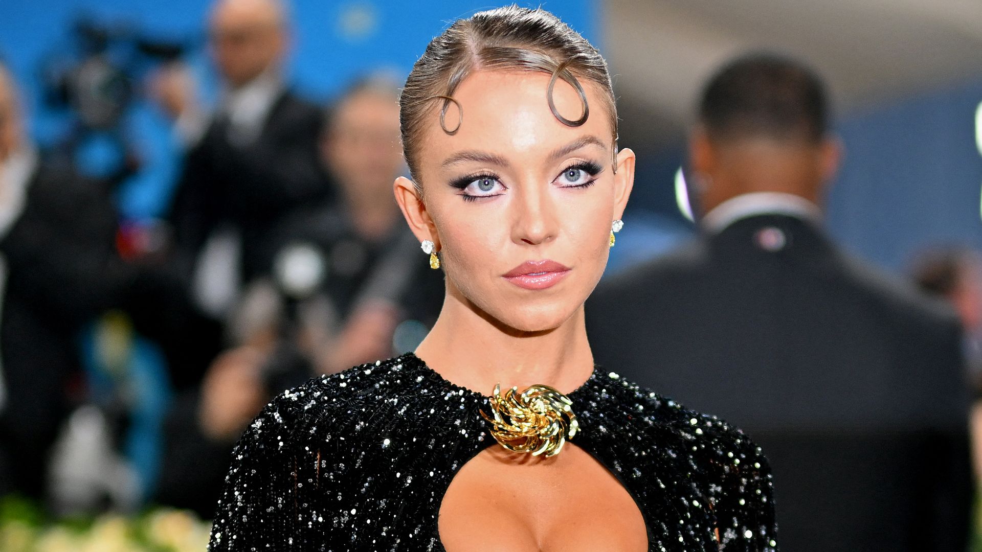 US actress Sydney Sweeney arrives for the 2025 Met Gala at the Metropolitan Museum of Art on May 5, 2025, in New York. The Gala raises money for the Metropolitan Museum of Art's Costume Institute. The 2025 Met Gala is themed "Tailored for You," aligning with the Costume Institute's exhibition, "Superfine: Tailoring Black Style," set to open to the public on May 10  