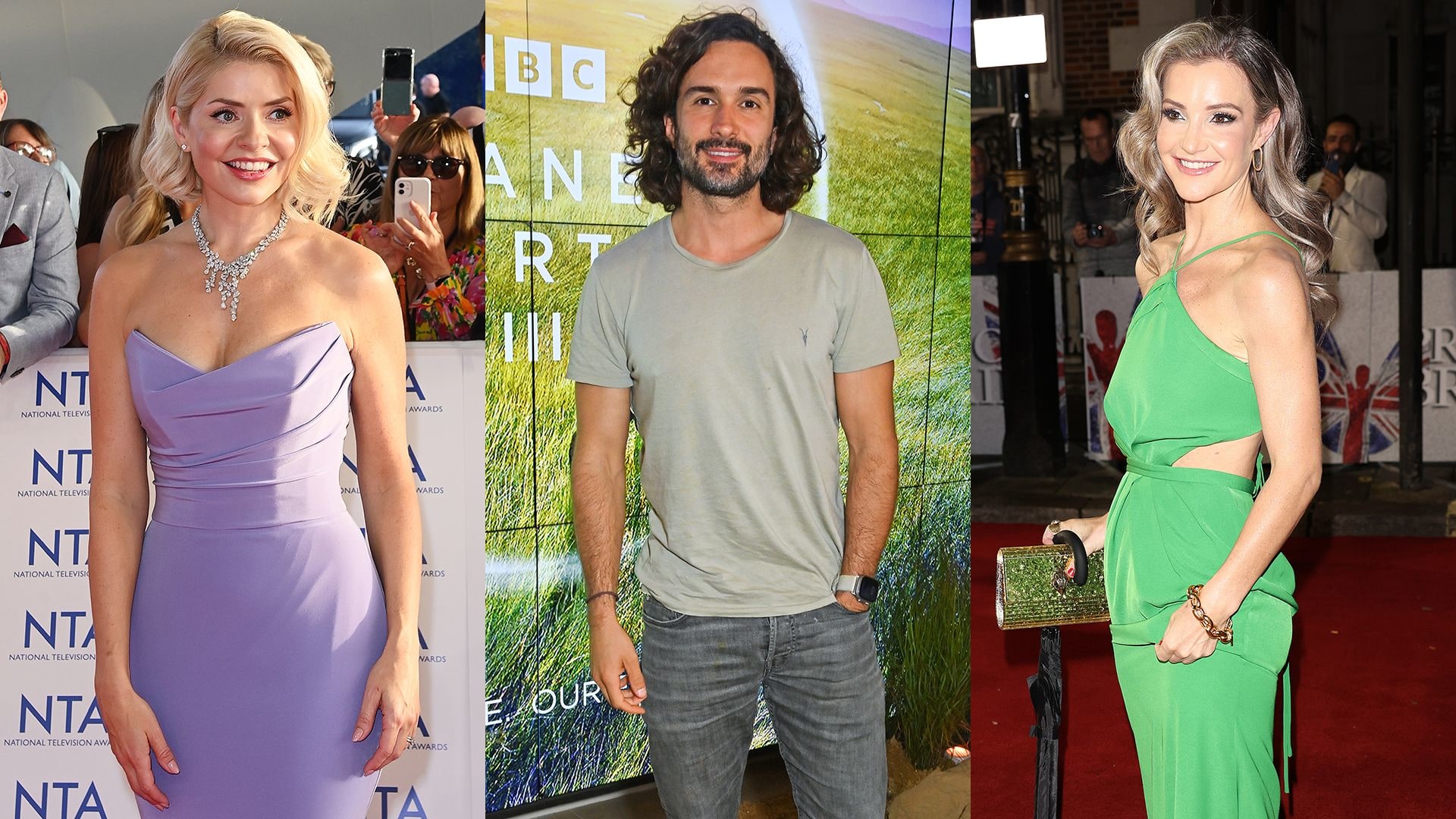 Holly Willoughby, Joe Wicks and Helen Skelton 