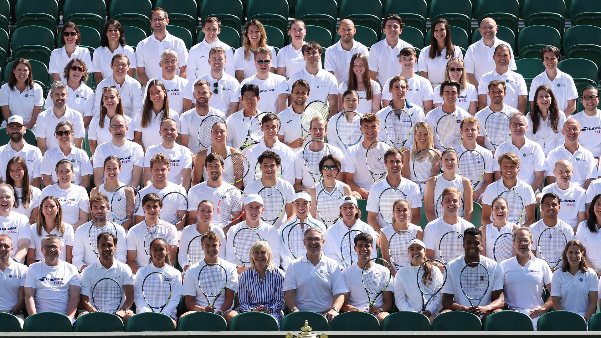 The competitors at the 2025 Wimbledon tournament