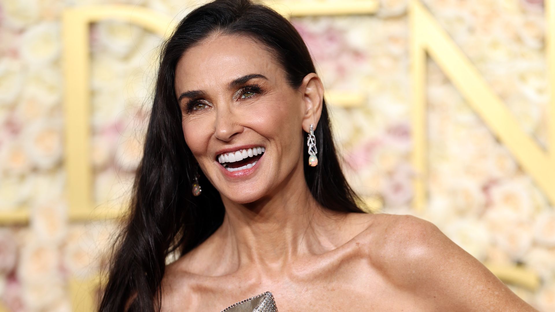Demi Moore at the 82nd Golden Globe Awards, held at the Beverly Hilton Hotel in Los Angeles on January 5, 2025.