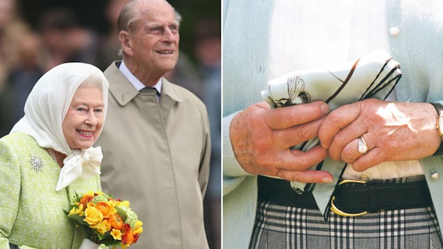 the queen prince philip engagement ring photos