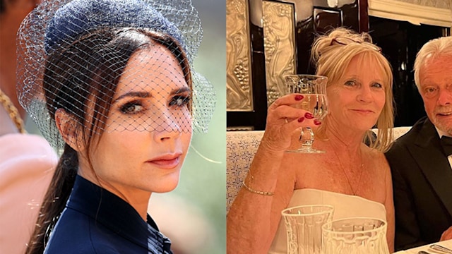 Victoria Beckham and her mother, Jackie