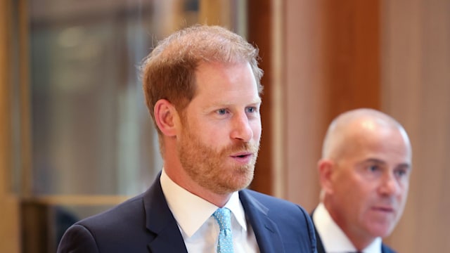 Prince Harry arriving at WellChild