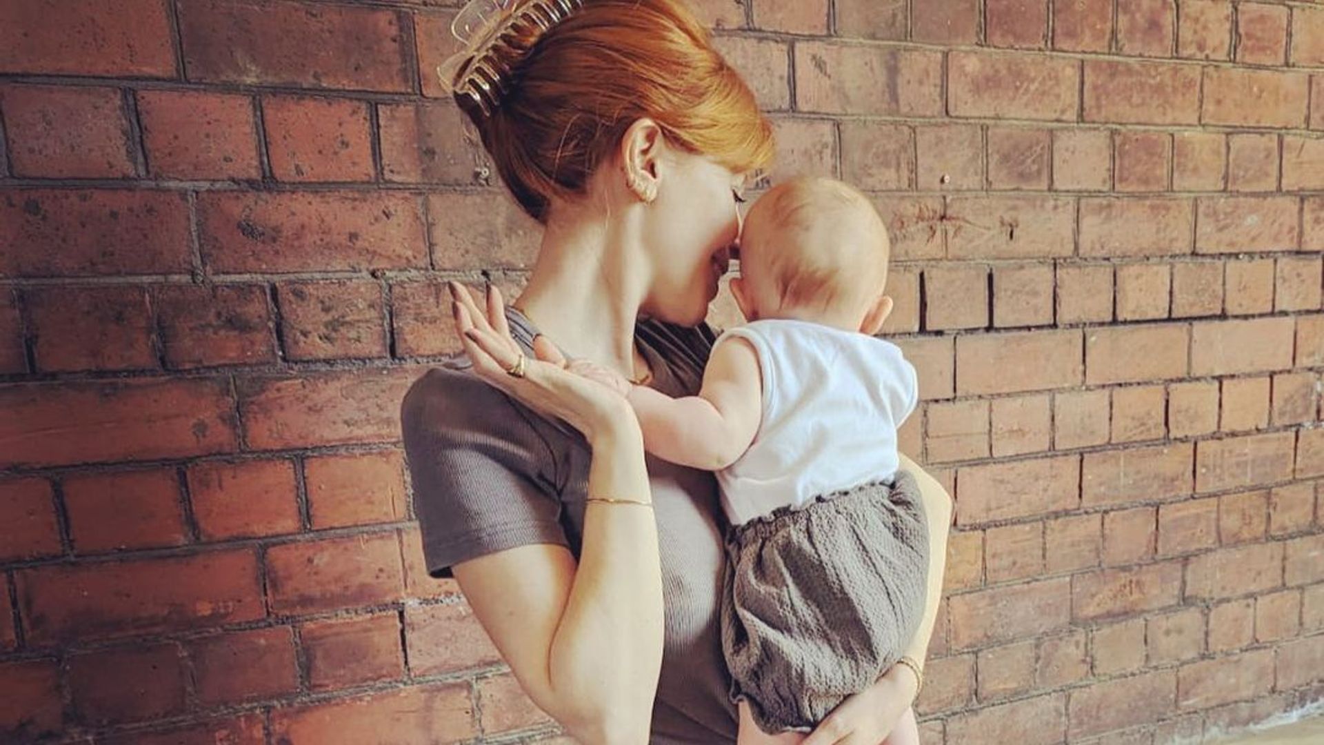 Stacey Dooley dotes on baby Minnie