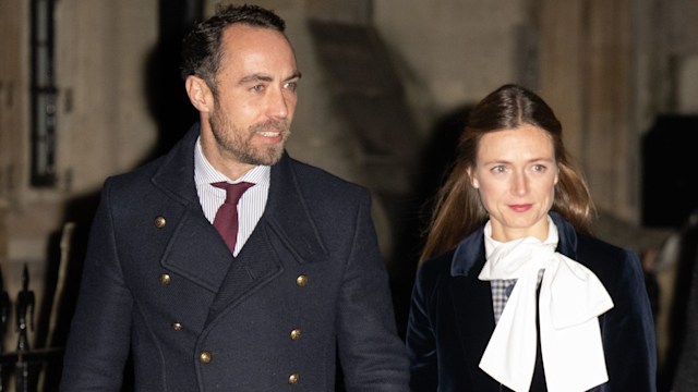 James Middleton and Alizee Thevenet attend the 'Together At Christmas' Carol Service at Westminster Abbey