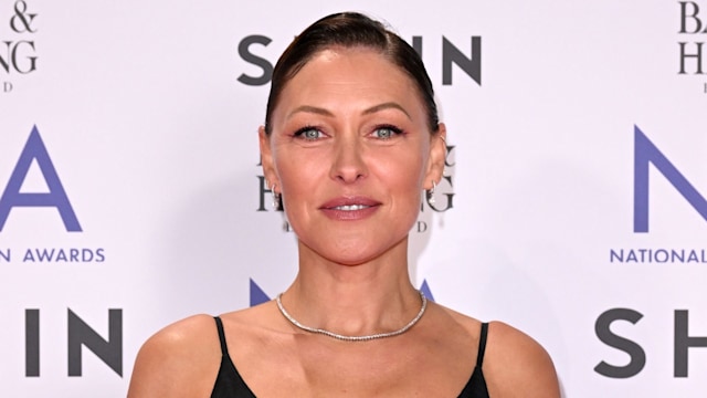 Emma Willis on the red carpet