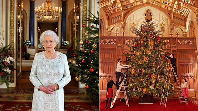 the queen home christmas