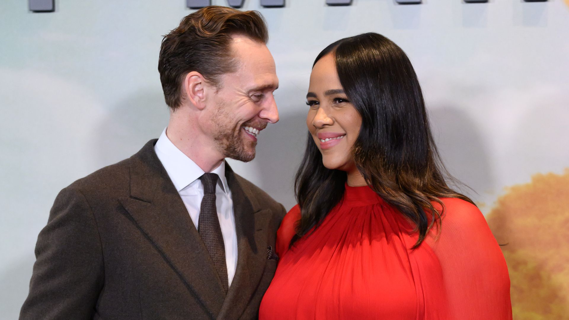 Tom Hiddleston and fiancée Zawe Ashton make rare joint red carpet appearance