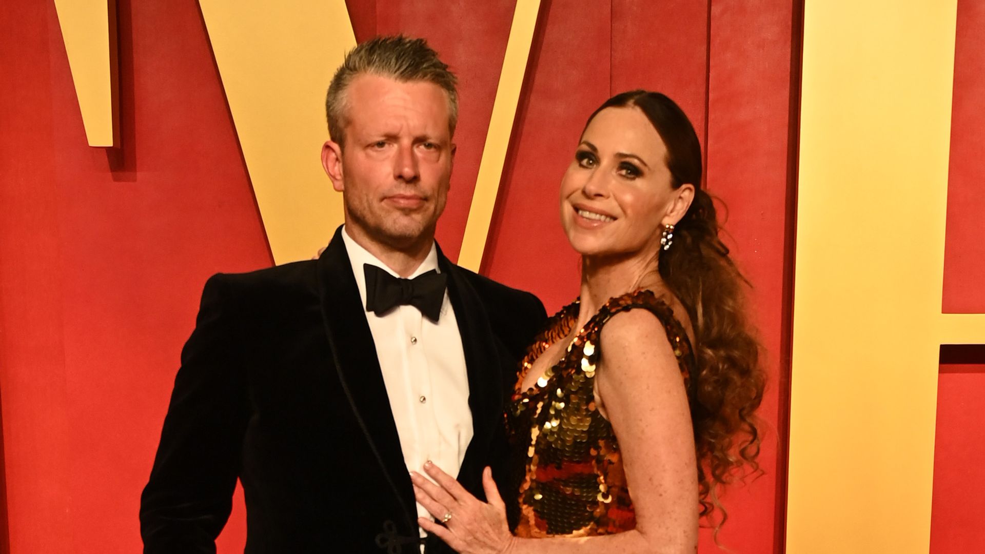 minnie driver with fiancé addison o'dea vanity fair