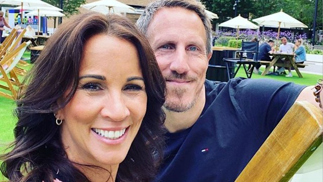 andrea mclean husband nick selfie