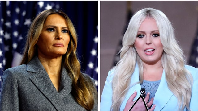 Melania Trump Tiffany Trump split image