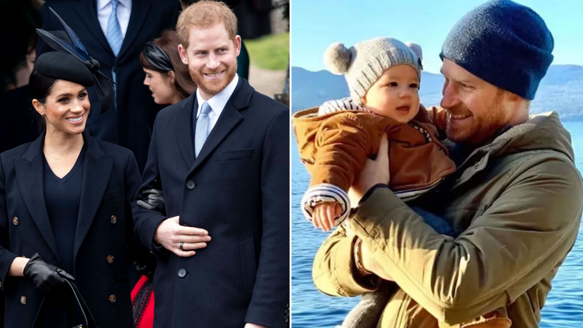 Split of Harry and Meghan on Christmas Day in Sandringham and Harry and Archie in Canada