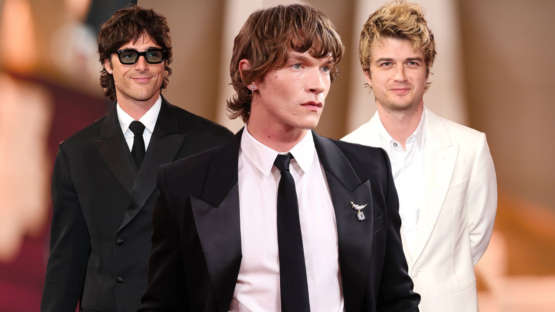 The baby mullet: Jacob Elordi, Connor Storrie and Joe Keery lead the trend