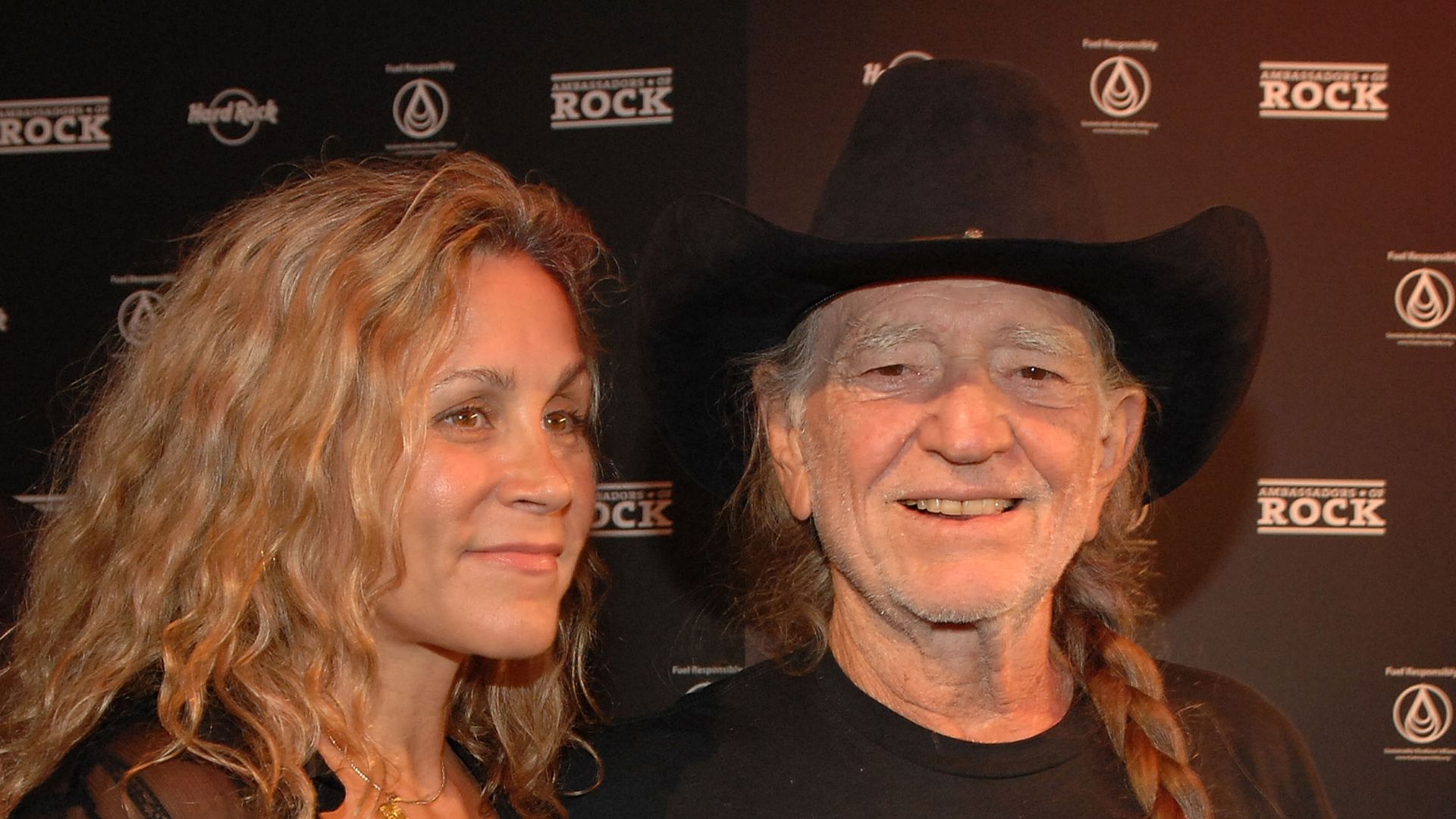 Willie Nelson and his wife Annie
