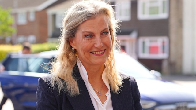 The Duchess of Edinburgh during a visit to The Lighthouse in Aldershot, Hampshire