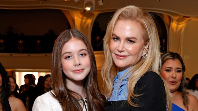 Nicole Kidman with her daughter Faith 