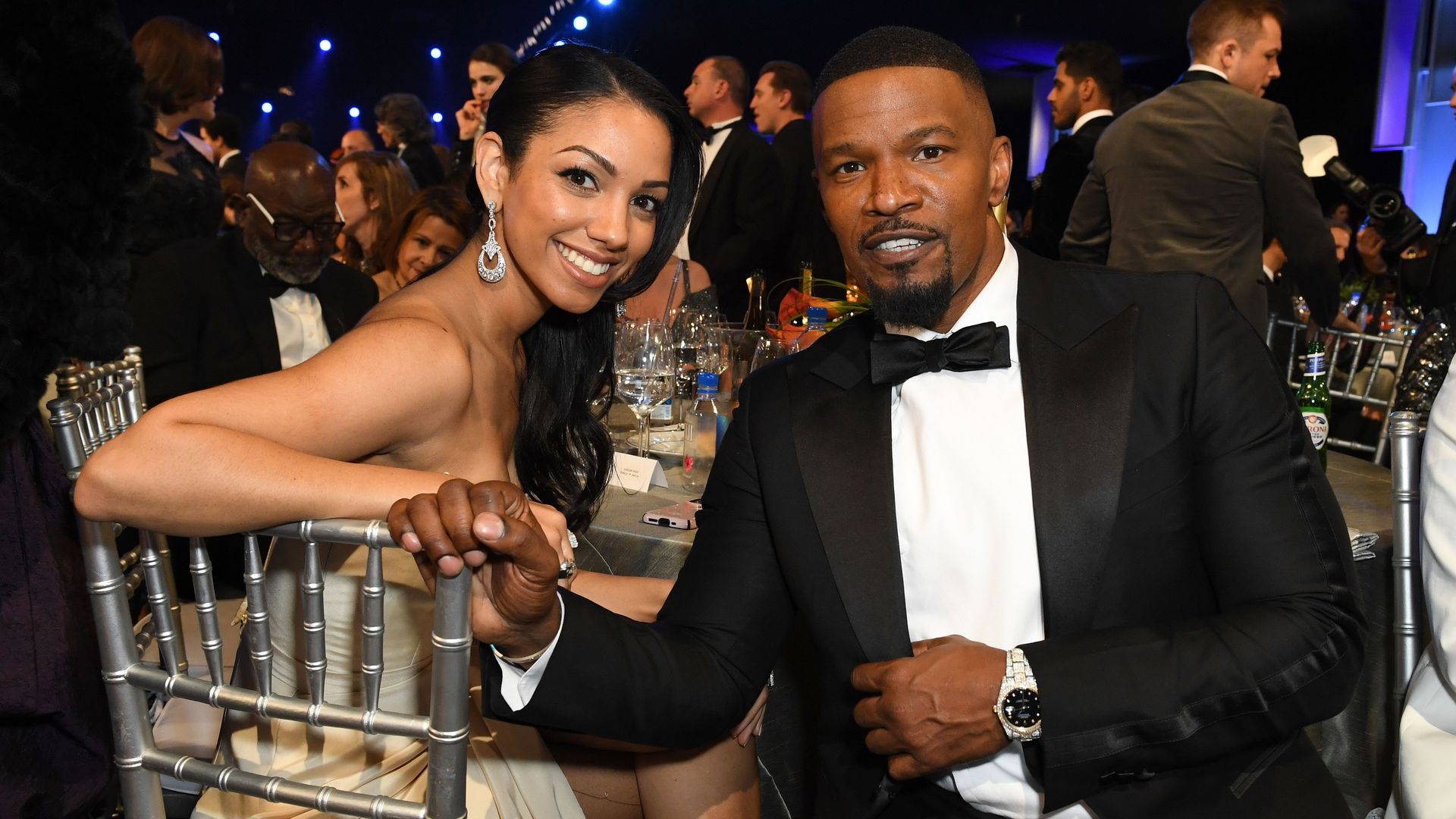 Jamie Foxx's daughter Corinne shares rare details of his 'health scare' as he walks her down aisle 'in tears'