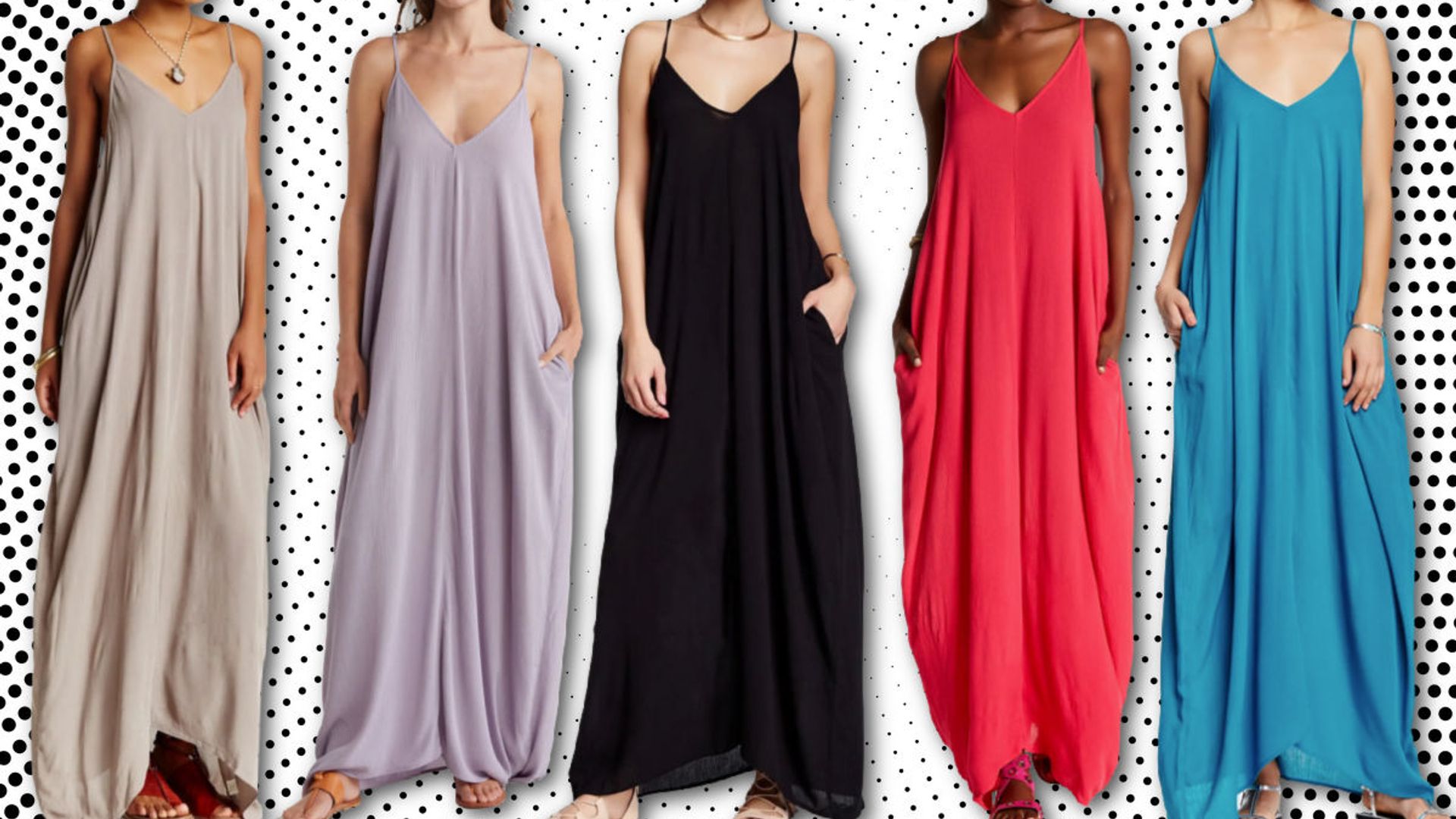 nordstrom rack perfect maxi dress with pockets sale